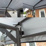 garden swing seat cover, UVresistant swing chair top, sun protection, roof replacement for outdoor lounger, beige 142x120x18cm beige Ref: 8625